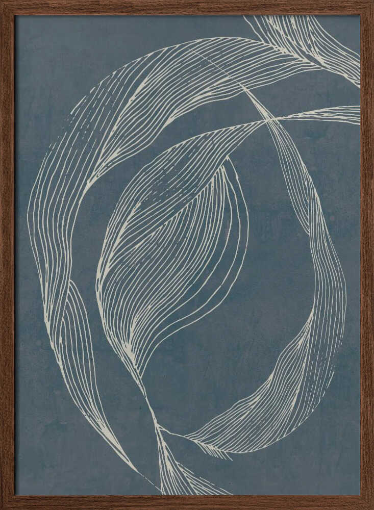 Serene Organic Curves - XL Poster