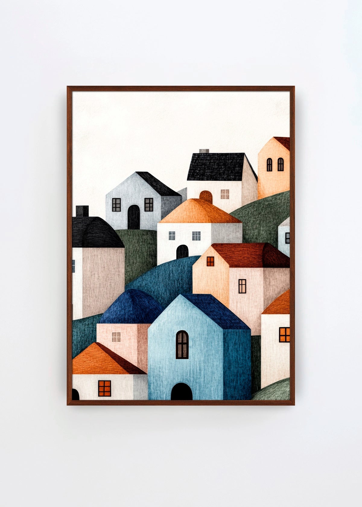 Mørk eg ramme