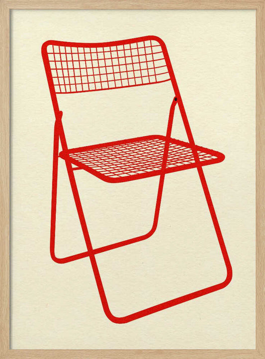 Ted Net Chair Red – B2B