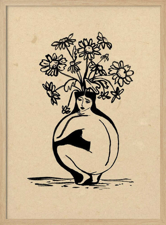 Woman in vase – B2B