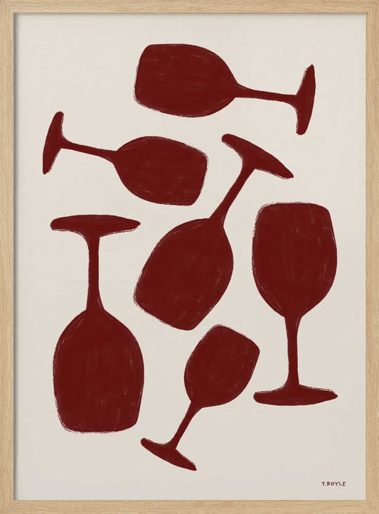 Scattered Wine Glasses – B2B