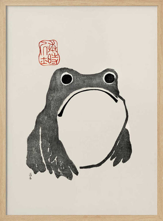 Grumpy Frog I Black – B2B