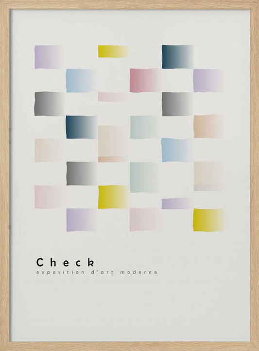Pastel Geometric Check – B2B