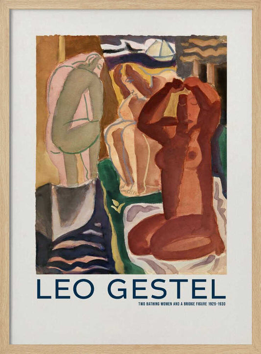 Two Bathing Women and a Bridge Figure – B2B