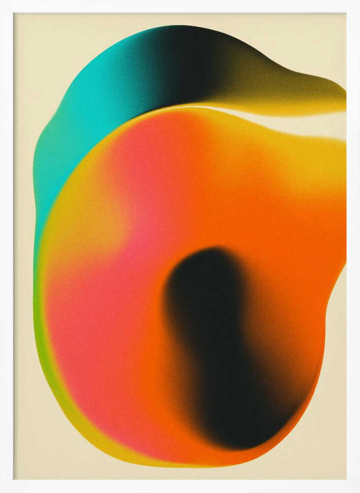 Vibrant Fluid Shapes - XL Poster