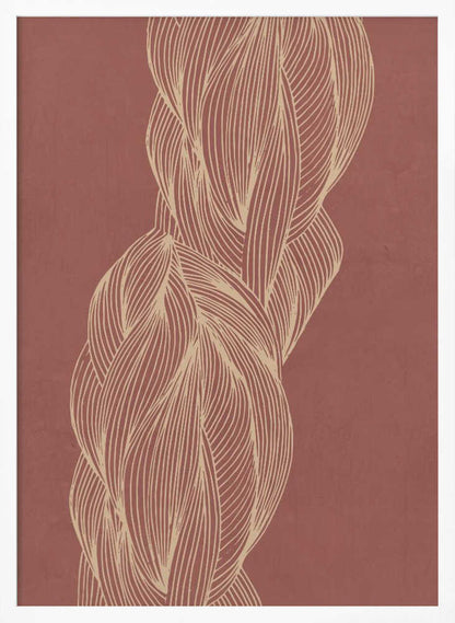 Organic Braided Flow - XL Poster