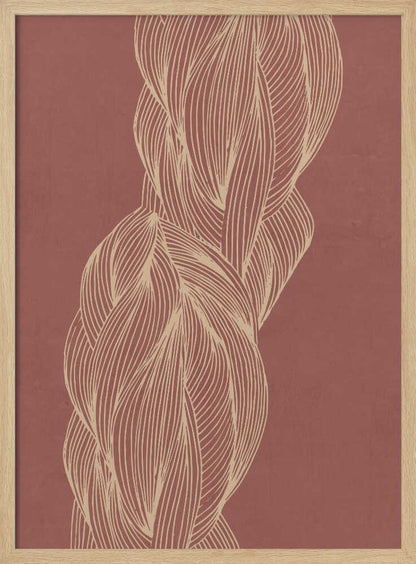 Organic Braided Flow - XL Poster