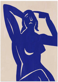 Pensive Blue Woman – B2B