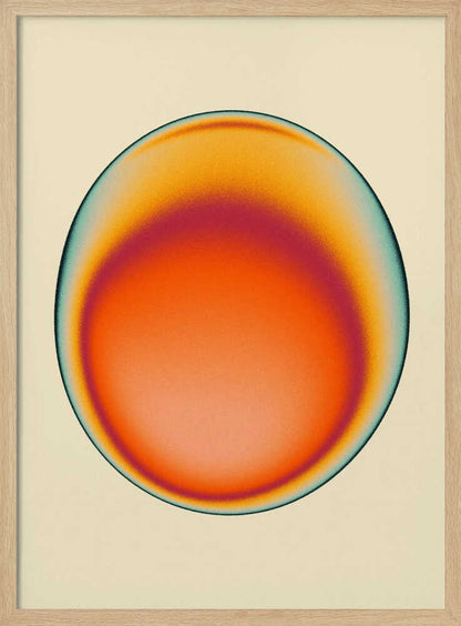Warm Abstract Glow - XL Poster