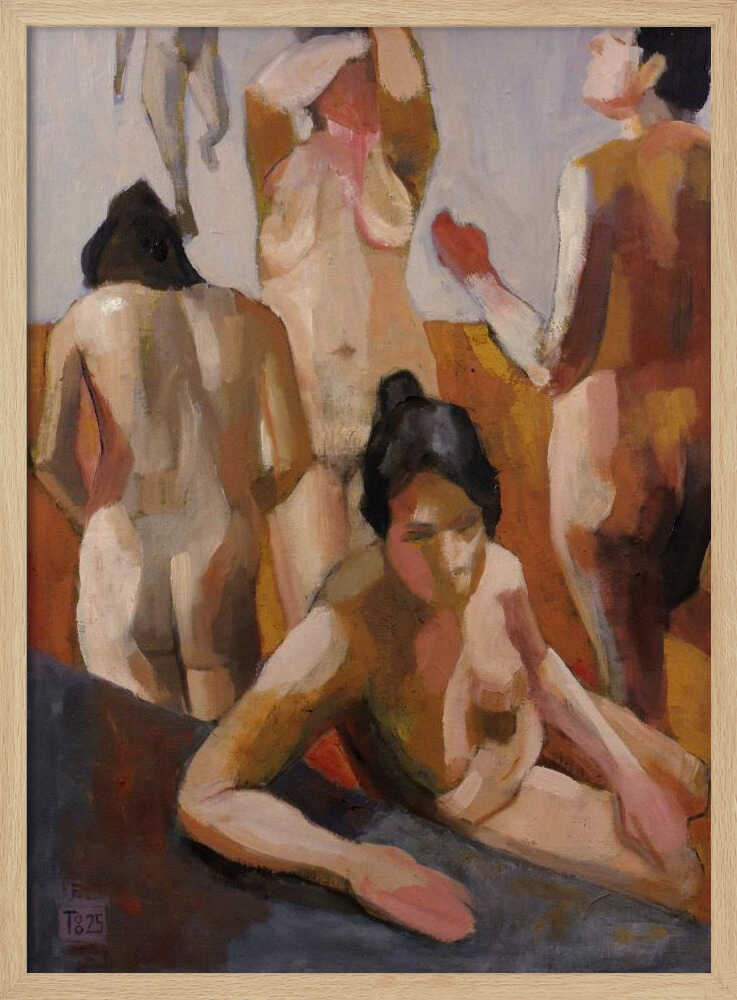 Modern Nude Figures - XL Poster
