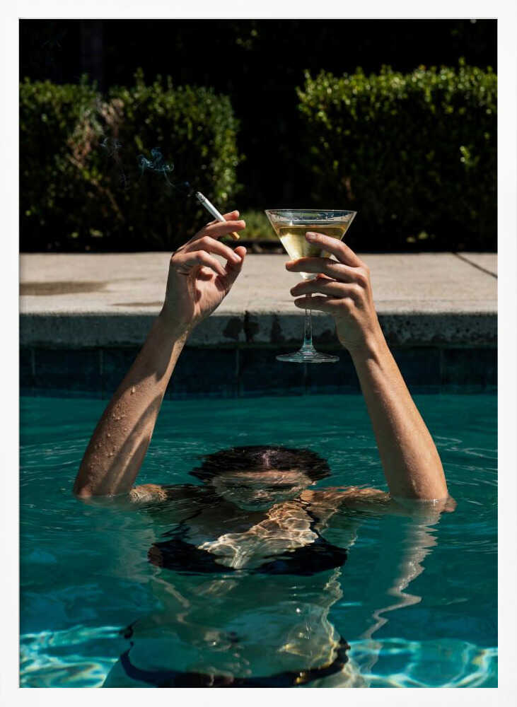 Summer Poolside Indulgence - XL Poster