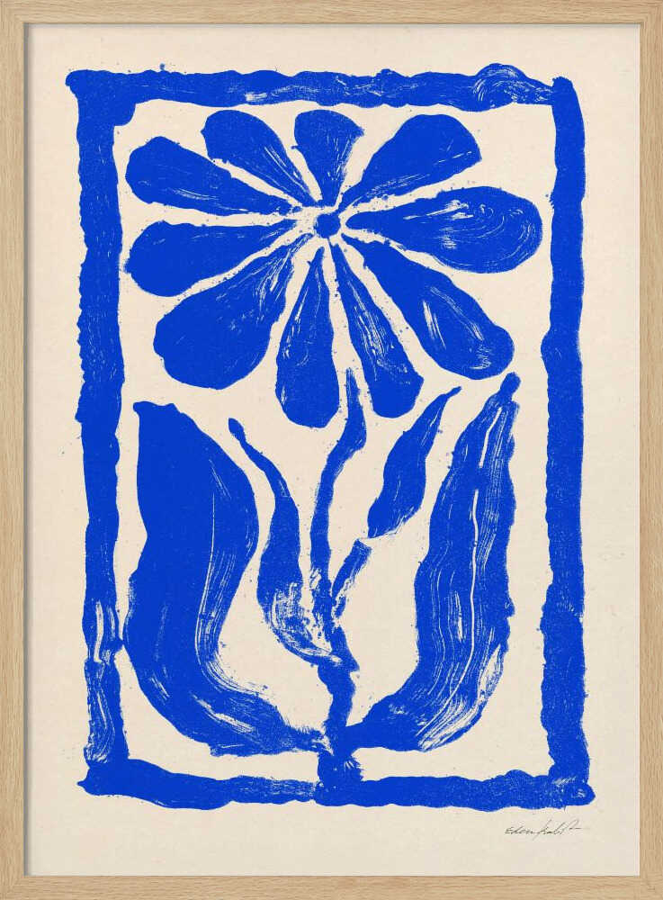 Blue Flower - XL Poster