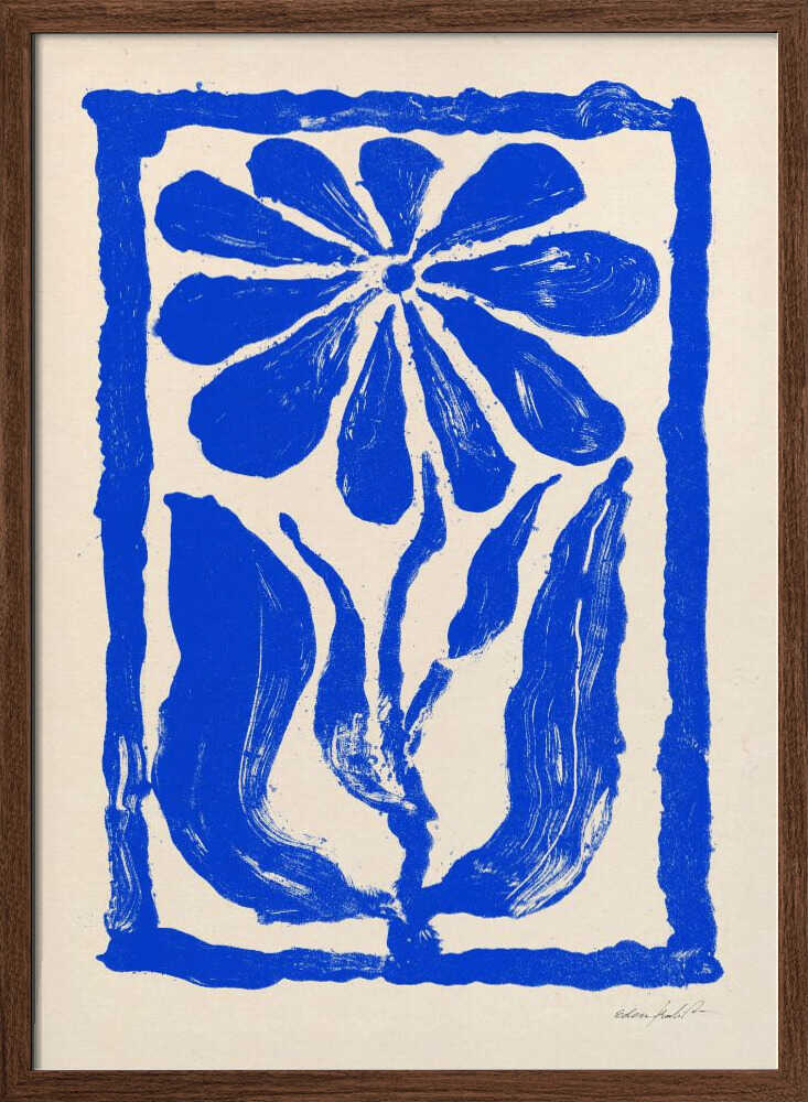Blue Flower - XL Poster