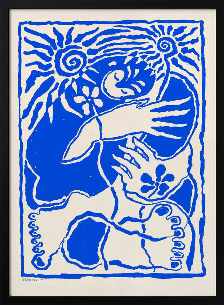 Protection (blue) - XL Poster