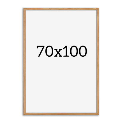 Solid oak frame B1 (70 x 100 cm)
