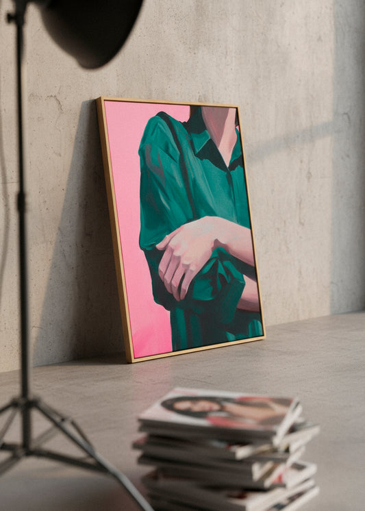 Silent Pose - on Canvas - HelloPoster.com