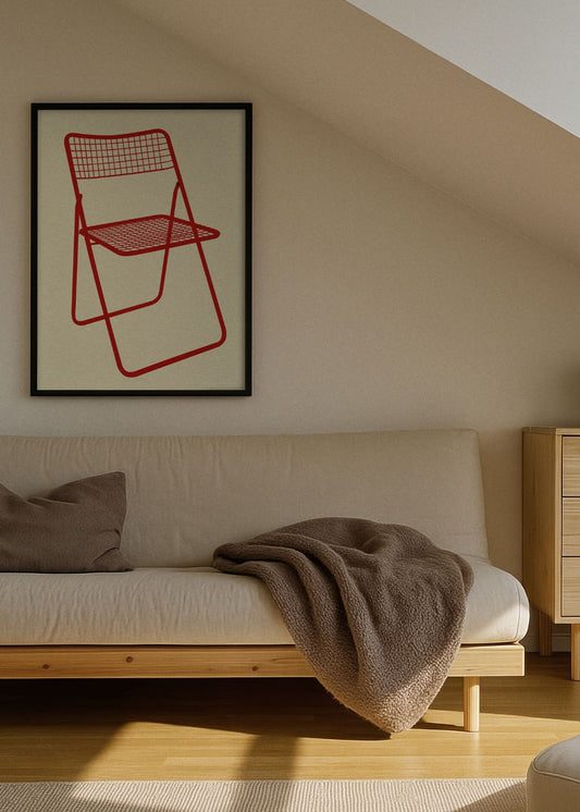 Ted Net Chair Red