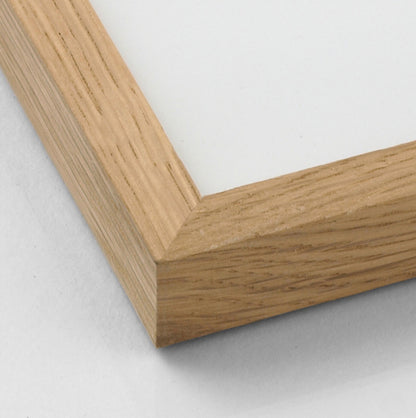 Solid oak frame B1 (70 x 100 cm) - HelloPoster.com