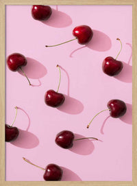 Cherries on pink background – B2B