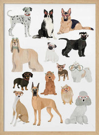 Dogs in glasses Print – B2B