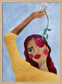 Magda with flower – B2B