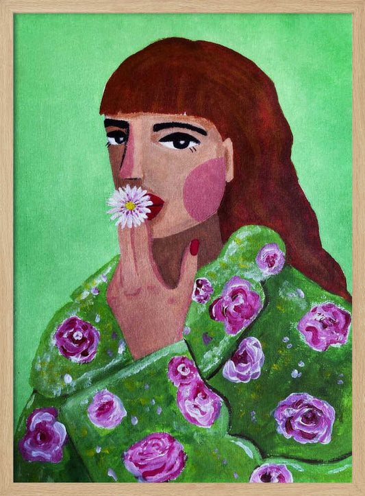 Woman Smoking a Flower – B2B