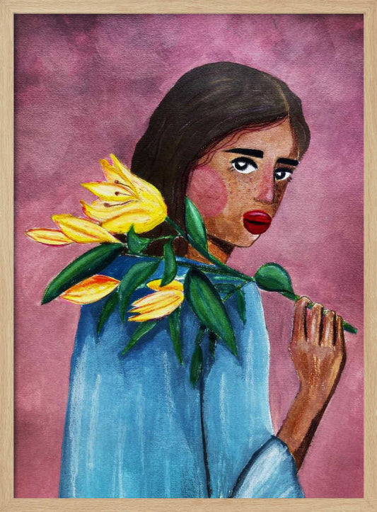 Woman With Lily – B2B