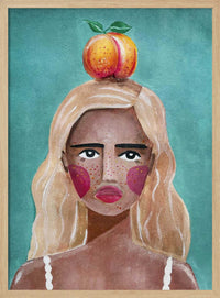 Woman With Peach – B2B