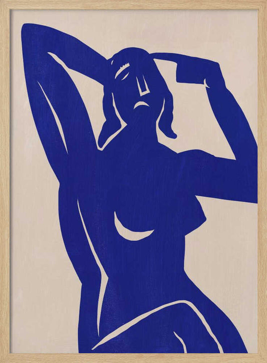 Pensive Blue Woman – B2B