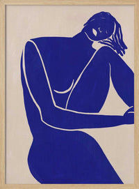 Elegant Blue Figure – B2B