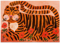 Sleeping Tiger in a Flower Garden – B2B