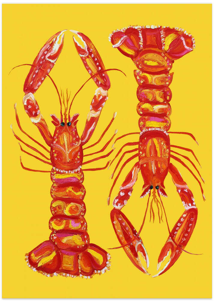 Vibrant Lobster Pair – B2B