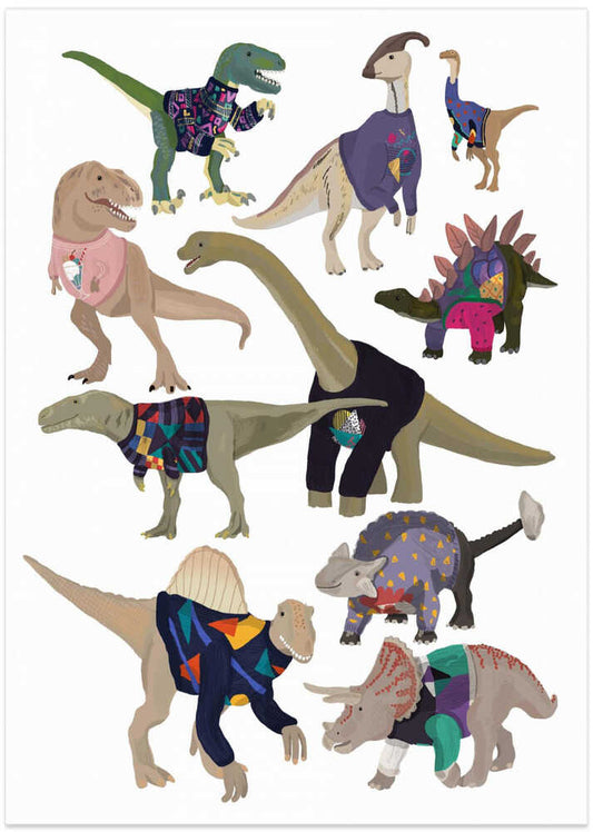Dinosaurs In 80s Jumpers – B2B