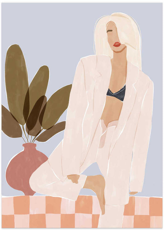 Blonde Fashion Confidence – B2B
