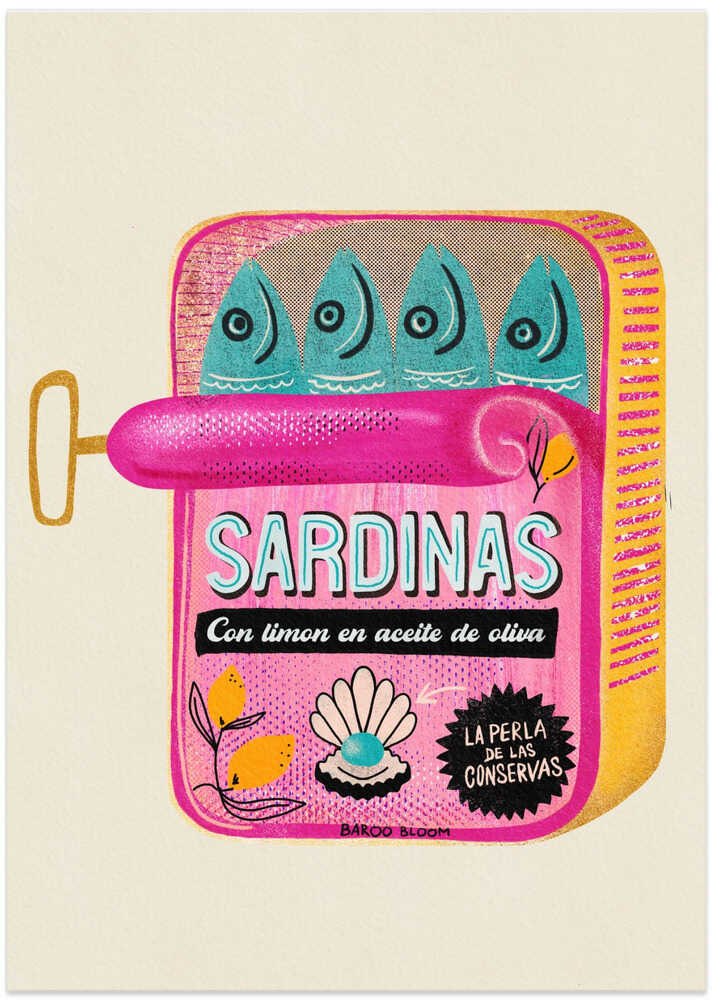 Whimsical Pink Sardines – B2B