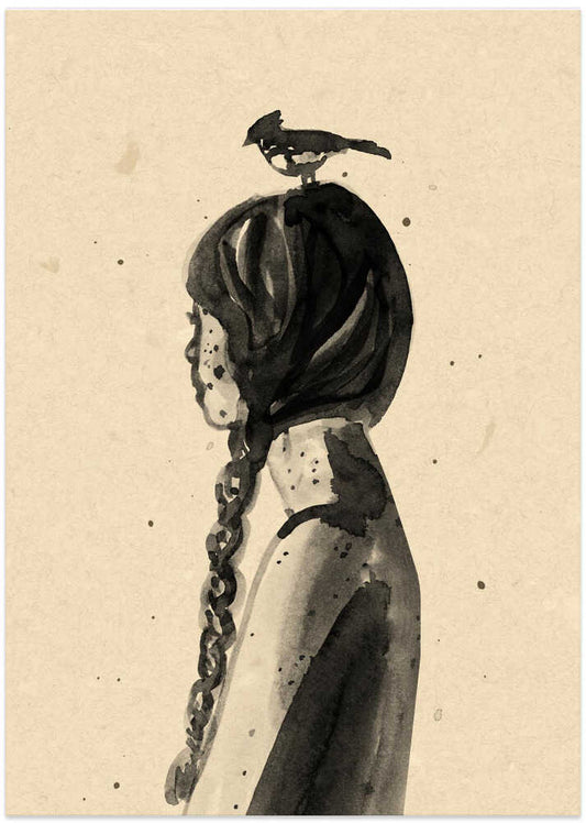 Girl with Bird – B2B