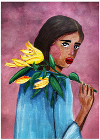 Woman With Lily – B2B