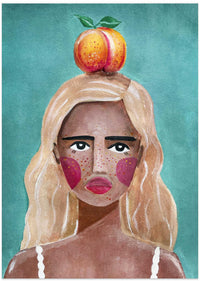 Woman With Peach – B2B