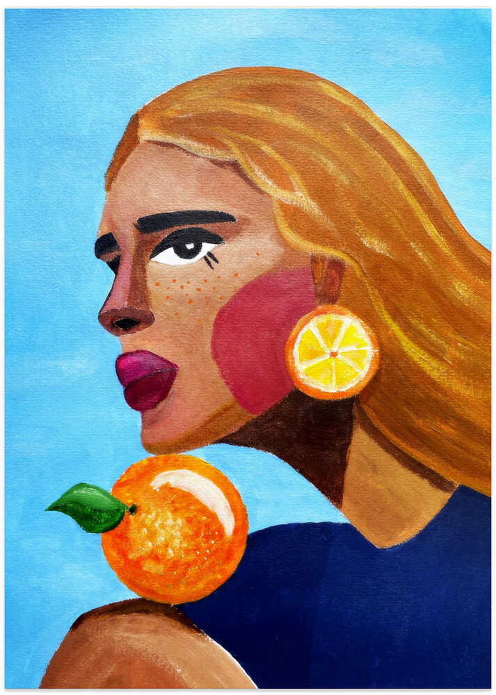 Woman With Orange – B2B