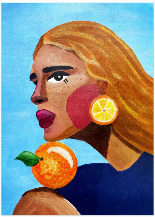 Woman With Orange – B2B