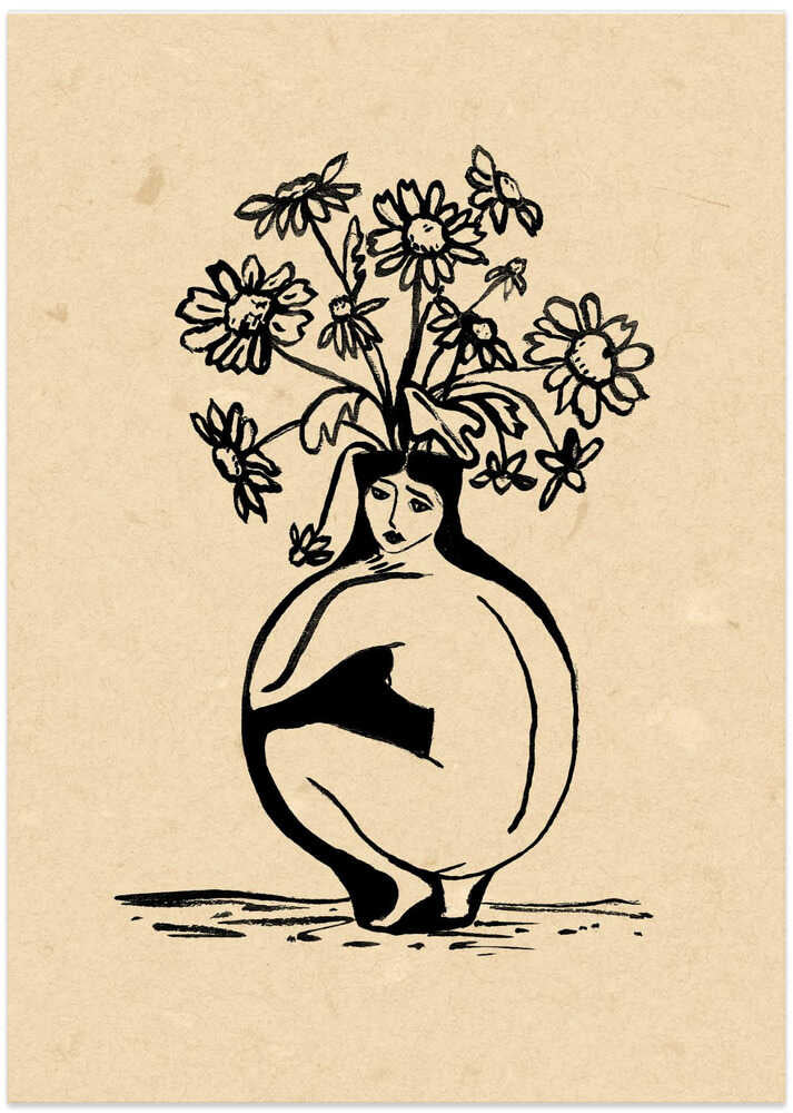Woman in vase – B2B
