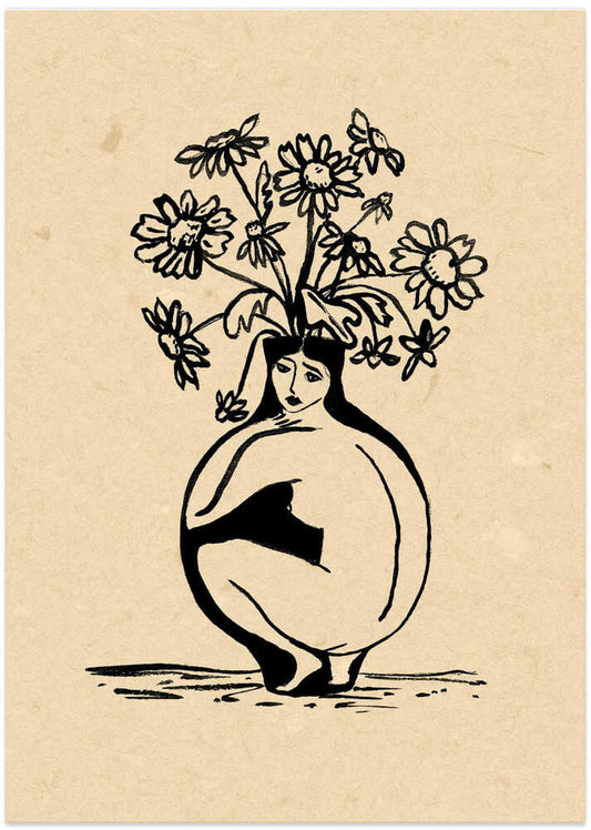 Woman in vase – B2B