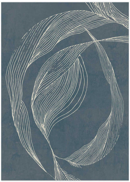 Serene Organic Curves - XL Poster