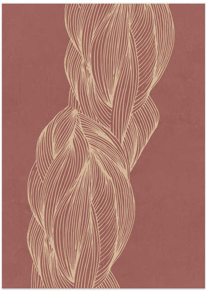 Organic Braided Flow - XL Poster