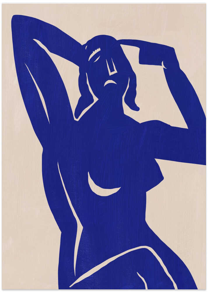 Pensive Blue Woman – B2B