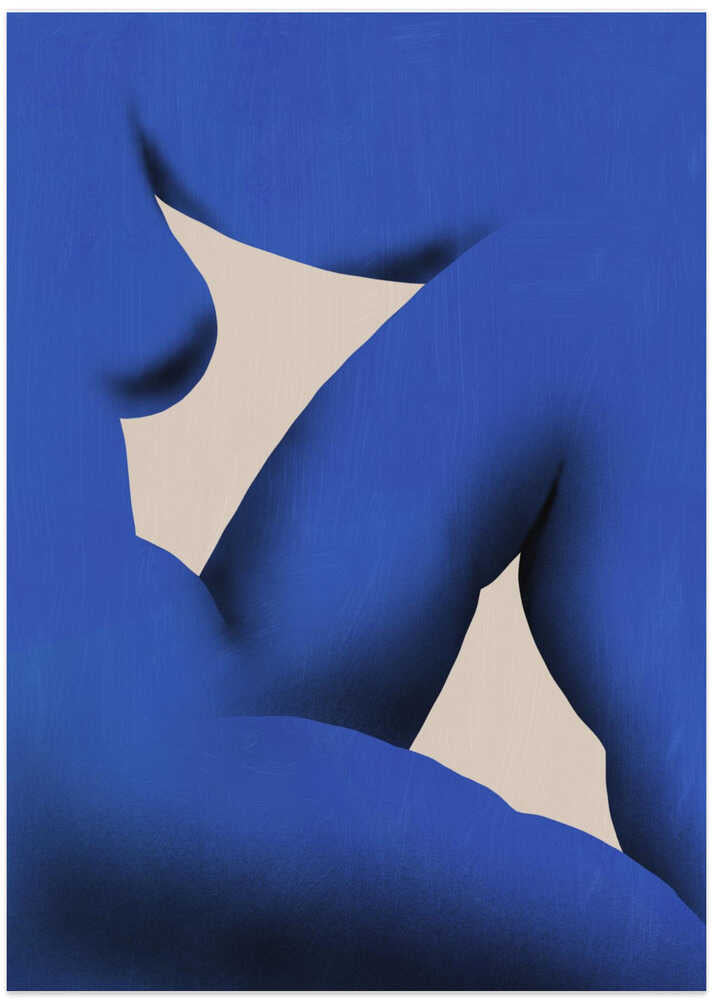 Serene Blue Figure – B2B