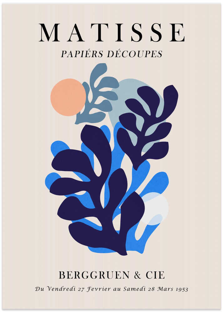 Blue Organic Cutout Shapes – B2B