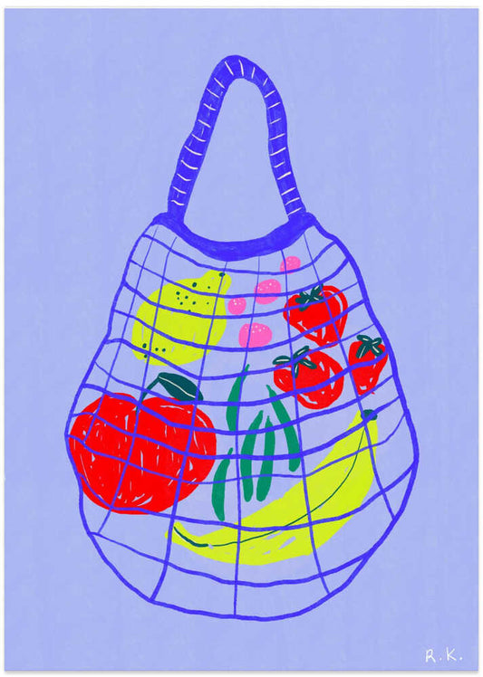 Shopping bag Blue – B2B