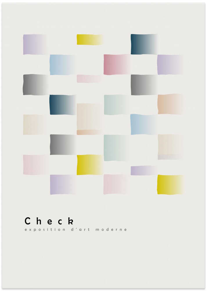 Pastel Geometric Check – B2B