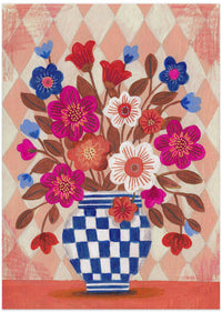 Vase Flowers Brights &amp; Blues – B2B